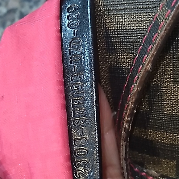 FENDI ZUCCA COATED FF TOTE- PINK INTERIOR - Picture 5 of 17